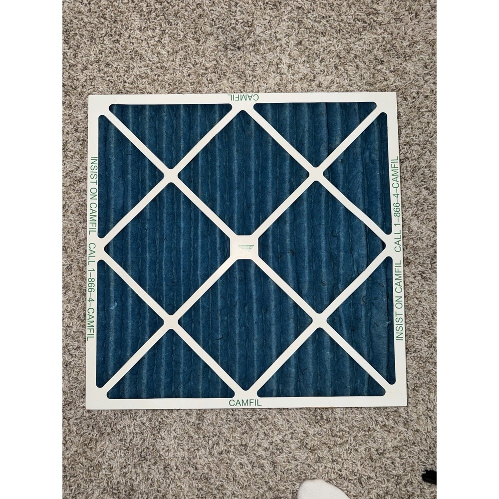CAMFIL 119303-002 AEROPLEAT FILTER 19.5x19.5x1 400012-002 NEW